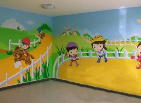 昭觉幼儿园墙体彩绘制作流程及注意事项