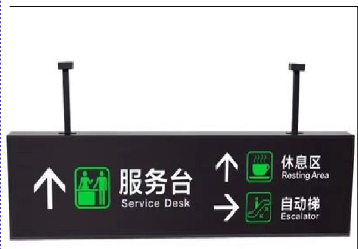 昭觉吊牌灯箱制作流程。