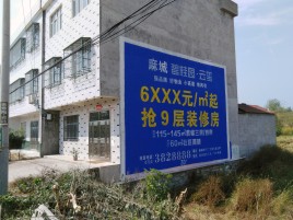 昭觉墙体广告质量分析